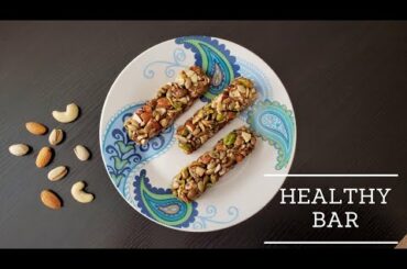 No-Bake Protein Bars | Dry Fruits Energy Bar | Healthy Recipes
