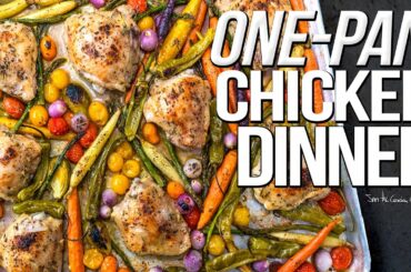 ONE PAN CHICKEN DINNER (KETO?) | SAM THE COOKING GUY 4K