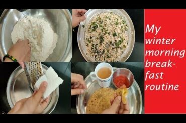 My Sunday Morning Routine। Preparing Paneer Paratha। Healthy Breakfast Recipe