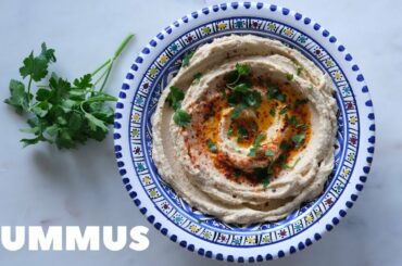 HOW TO MAKE HUMMUS | Simple Healthy Recipe, Better Than Store Bought (NO MUSIC) | Ilhan. A