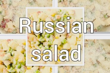 super healthy Russian salad(رشین سیلڈ)