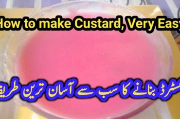 Custard Bnane ka Tarika | How to Make Custard Pudding | Healthy Food Recipe | Everyday TV