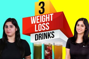 3 Easy Fat Cutter Drinks | Weight Loss drinks by GunjanShouts