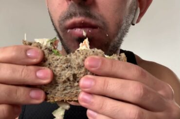 💦Healthy Sandwich Mukbang💦🥒🍅