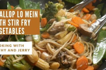 Scallop Lo Mein with Stir Fry Vegetables - Easy and Healthy Recipes with Cathy and Jerry