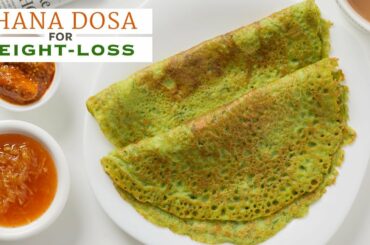 Try this HEALTHY CHICKPEA DOSA to for WEIGHT-LOSS and to Stay Full for Longer
