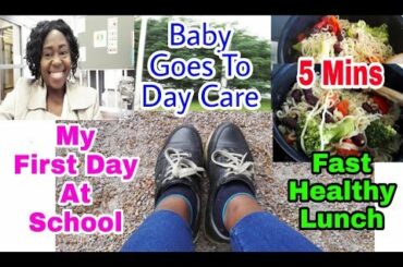 First Day Of School, Day Care, Finnish Studies, 5 mins Healthy Lunch