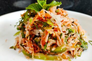 Tricolour Salad 🥗 | Diet wala salad..😋 low calories fiber rich tasty salad.