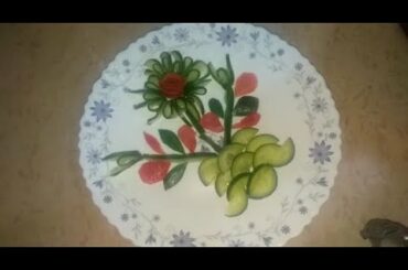 Beautiful Stylish Salad Decoration At Home !! Salad Decoration Idea