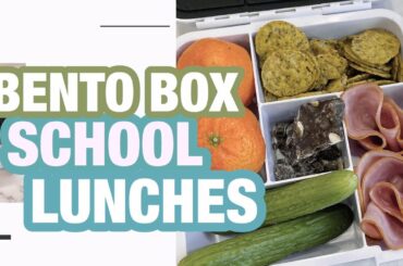 BENTO BOX LUNCH IDEAS • Make simple School lunches with me • Lunch ideas for school•Kids Lunch ideas