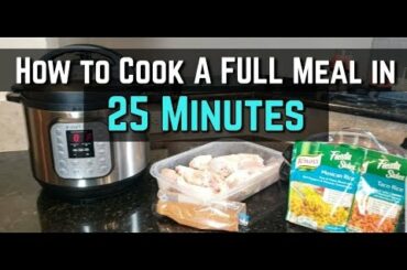 Quick Meals for Dinner | 25 Minutes Quick Meals  | Instant Pot