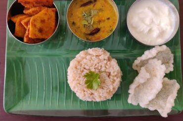 Day 2 : South Indian Lunch Ideas