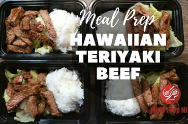 Hawaiian Teriyaki Steak Recipe - Healthy Beef Meal Prep for the week