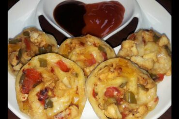Chicken #pinwheels recipe.. Without oven#delicious & healthy food  #snacks recipe#kids special#tasty