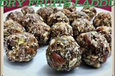 Dry Fruits Laddu||| Healthy Snack for Kids...Tasty recipe..No Sugar added..
