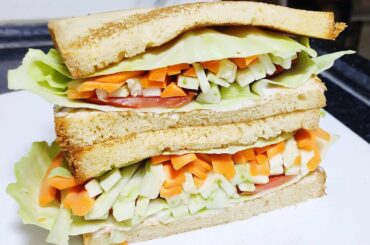 Healthy Mix Vegetable Sandwich for Weight Loss | Sandwich to Lose Weight | Weight Loss Sandwich