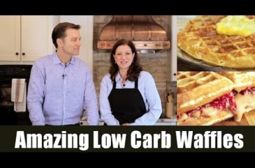 Keto Waffles Recipe with Dr. Berg & Karen
