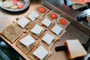 Most Loaded Paneer Bread Pakoda | 40 Grams Paneer | Indian Street Food