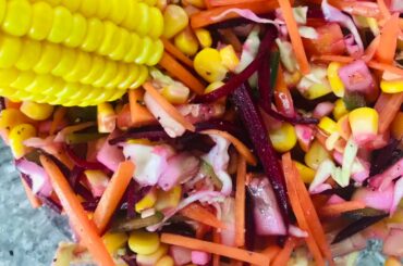 Corn Salad for Weight Loss - Sweet Corn Pepper and Salt Salad Recipe/Corn salad / Butter corn Indian