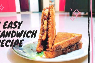 Instant Breakfast | Chocolate Sandwich | Veg Mayo Sandwich
