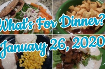 What's For Dinner?  Jan 26, 2020 | Easy Weeknight Meals | Cooking for Two