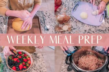 WEEKLY MEAL PREP // HEALTHY FAMILY DINNER IDEAS // DANIEL FAST FRIENDLY FOOD