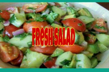 How to make Fresh salad | My own version |middle east