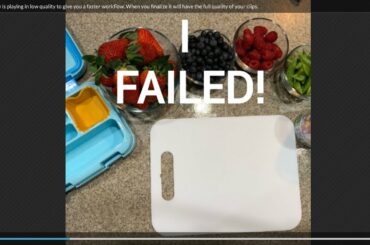 Healthy Kid's Lunch Fail - Kid's Lunch Ideas