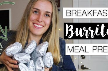 BREAKFAST BURRITO MEAL PREP | Freezer Burritos For The Whole Month! | Jordan Cornwell