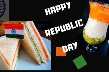 Tri Colour Pudding & Tri Colour Sandwich