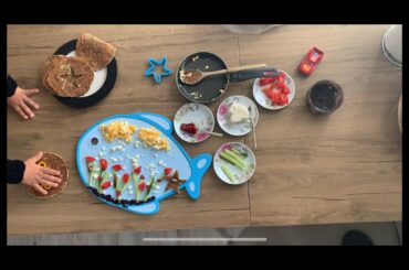 Toddler Breakfast Ideas | Creative Food Art | Plating for Kids | Rainy Day