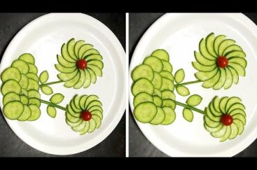 Beautiful salad decorations ideas for Dinner| lunch by neelamkirecipes