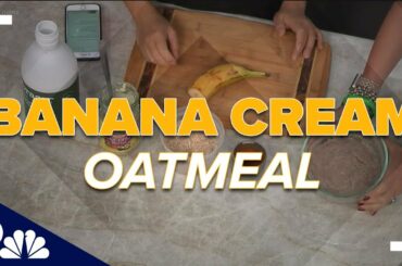Check out this grain-free banana cream oatmeal recipe