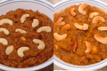 2 Types of Halwa Recipes Without Suger | Healthy Halwa Recipes with Jaggery|#halwa