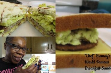 Mother Tries My World Famous Breakfast Sandwich! | Breakfast Idea!!