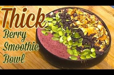 What I did to make my Smoothie Bowls THICK | HEALTHY SMOOTHIE BOWL TUTORIAL | NICE CREAM