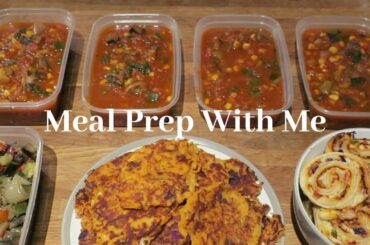 Meal Prep With Me - Healthy Vegetarian Recipes