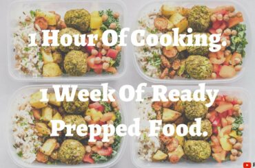 How To Prepare Healthy Home Made Meals For An Entire Week Under 1 Hour in 2020.