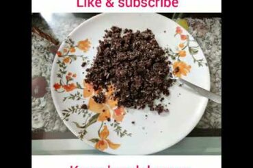 Ragi puttu/ health breakfast recipes/ராகி புட்டு/சத்துள்ள காலை உணவு