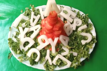 How to Make Salad Decoration Art, Creative Salad Art Design, Vegetable Carving Garnish, Color Home