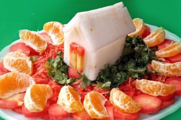 Salad Home Design Art, Handmade Salad Decoration, Easy Ideas Vegetable Art,  Food Decoration, CHRArt