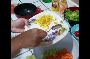 5 mins - Tummy filling healthy salad