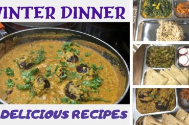 WINTER SPECIAL INDIAN DINNER RECIPES // INDIAN DINNER RECIPES IN 30 MINUTES / Ami's Lifestyle