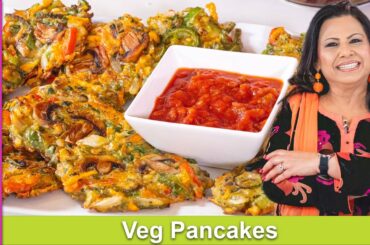 Vegetable Pancakes Lunchbox & Party Idea Veg Cutlet Recipe in Urdu Hindi - RKK