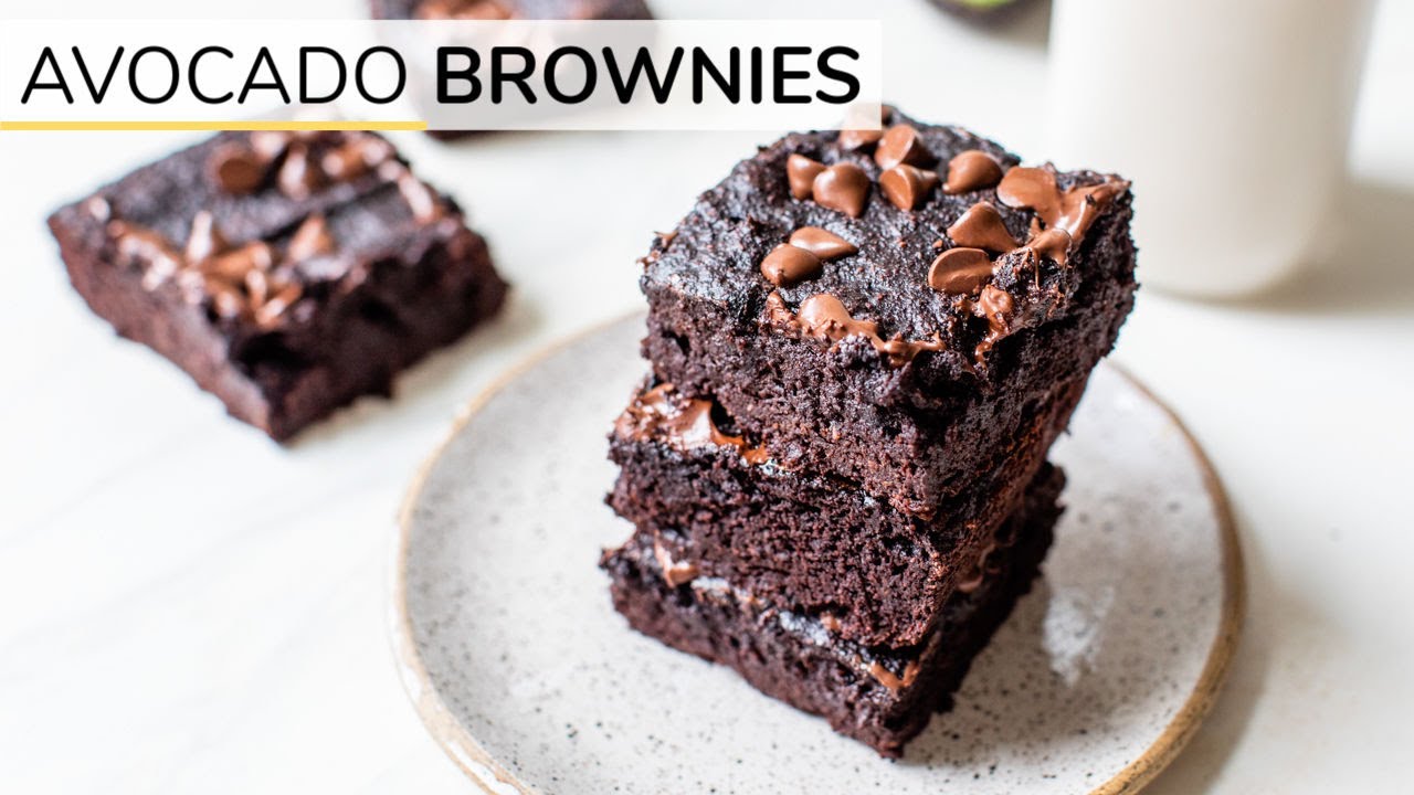 AVOCADO BROWNIES | easy, healthy recipe AVOCADO BROWNIES | easy, healthy recipe