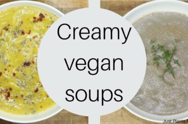 2 tasty vegan soup recipe ideas // EASY & HEALTHY // VEGAN MEAL PREP AUSTRALIA (pumpkin / mushroom)