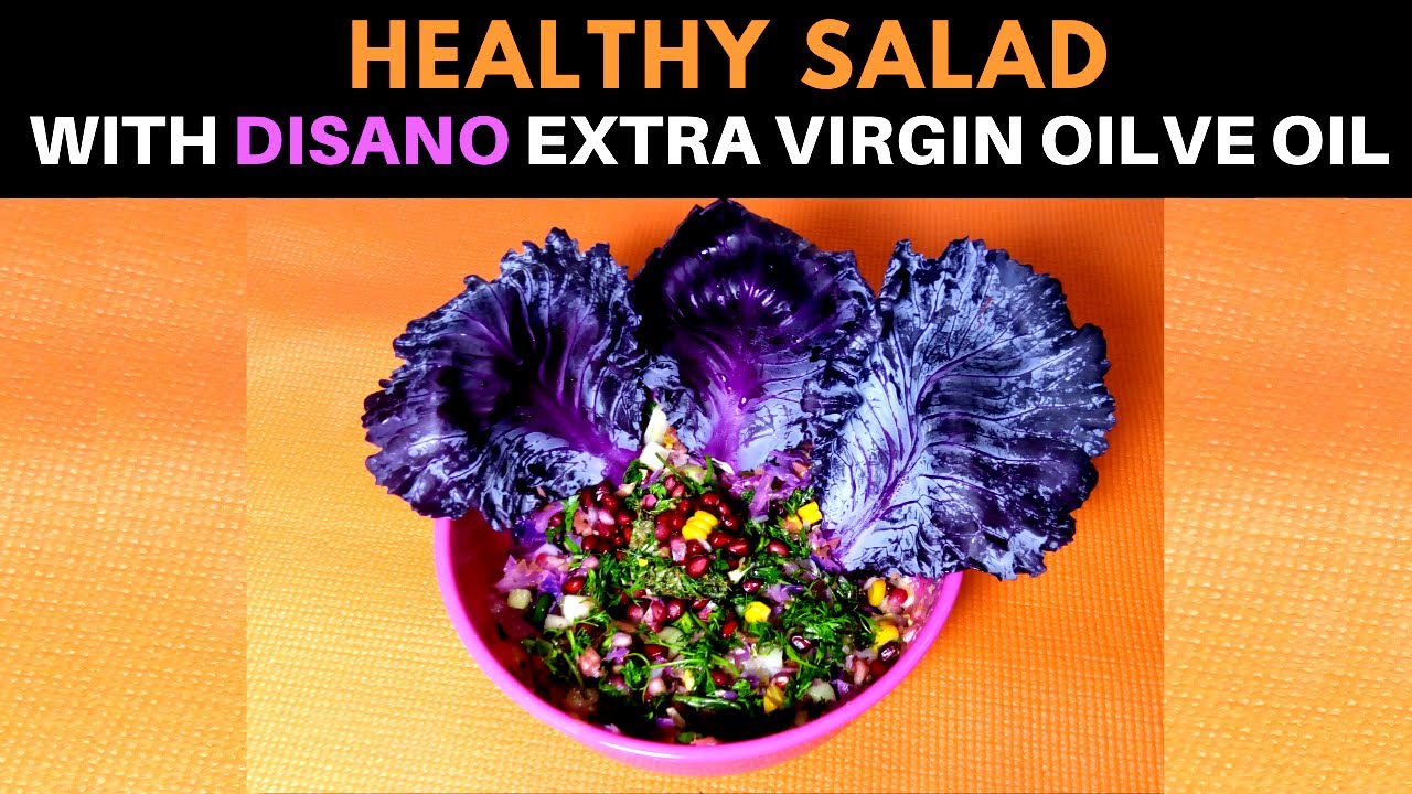 Healthy Salad with Disano Extra light Olive Oil | Homemade Healthy Salad Recipe Healthy Salad with Disano Extra light Olive Oil | Homemade Healthy Salad Recipe