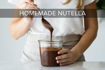 HOW TO MAKE NUTELLA | healthy nutella recipe