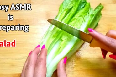 EASY SALAD RECIPE l HEALTHY SALAD RECIPE l Best&Tasty PREPARED SALAD l SATISFYING SALAD l ROSY ASMR