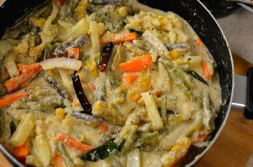 Healthy, Weird looking South-Indian Mix Veg/ Aviyal